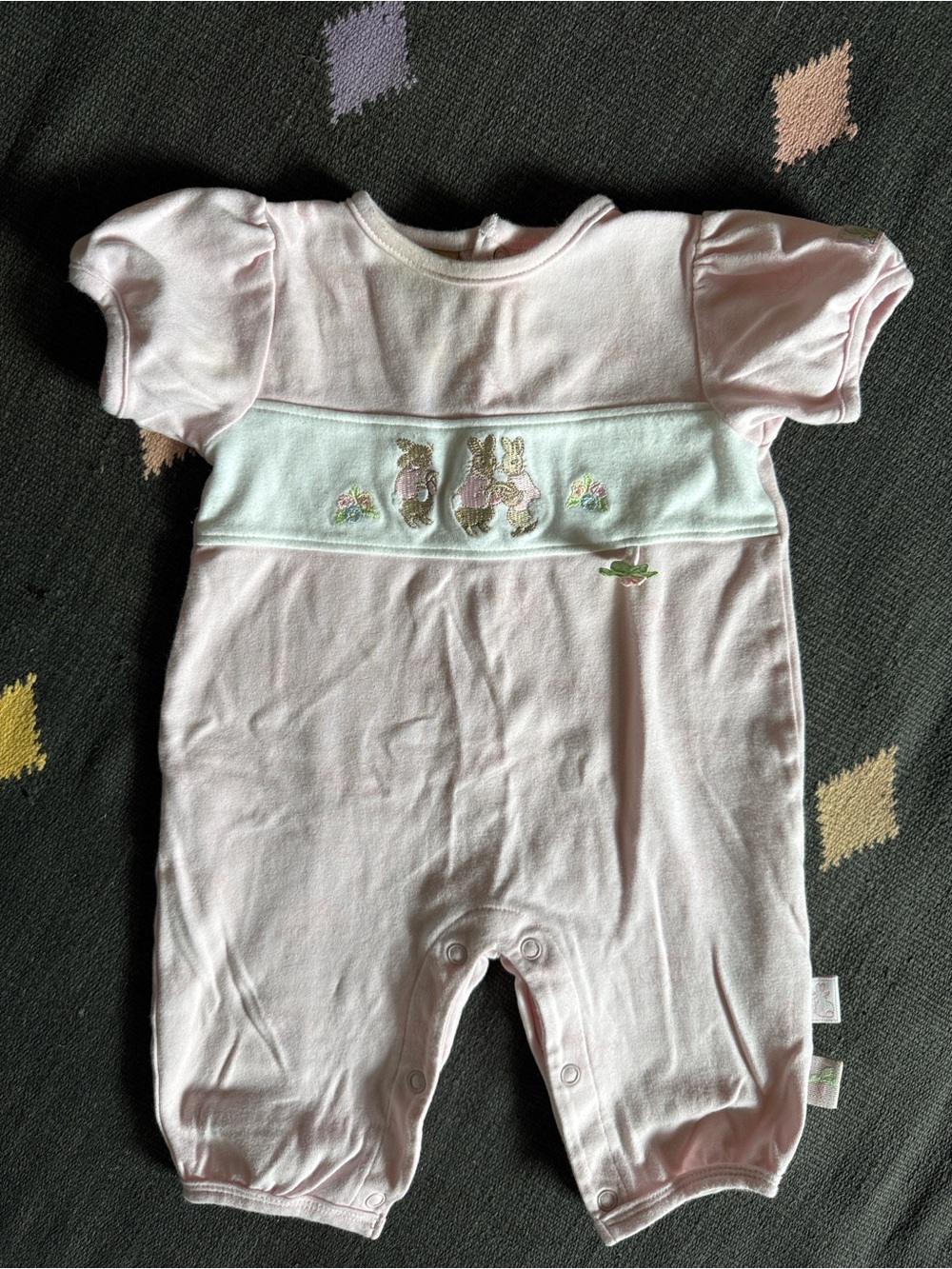Pink Peter Rabbit Onsie - Picture 2 of 8